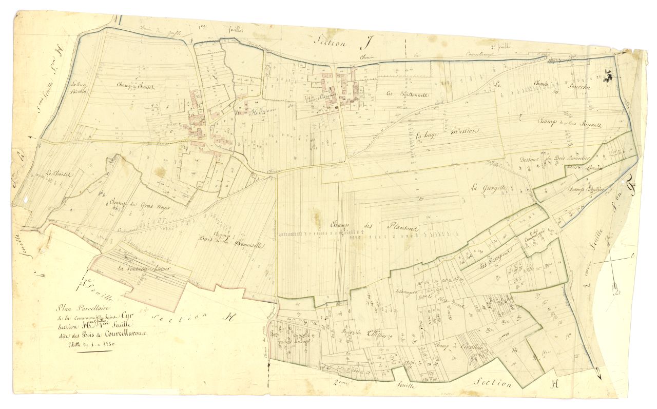 minute, section H, 1ere feuille