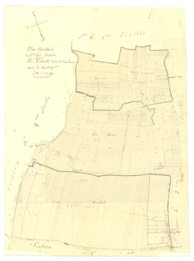 minute, section H, 3eme feuille