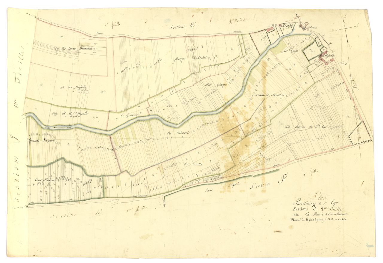 minute, section J, 2eme feuille