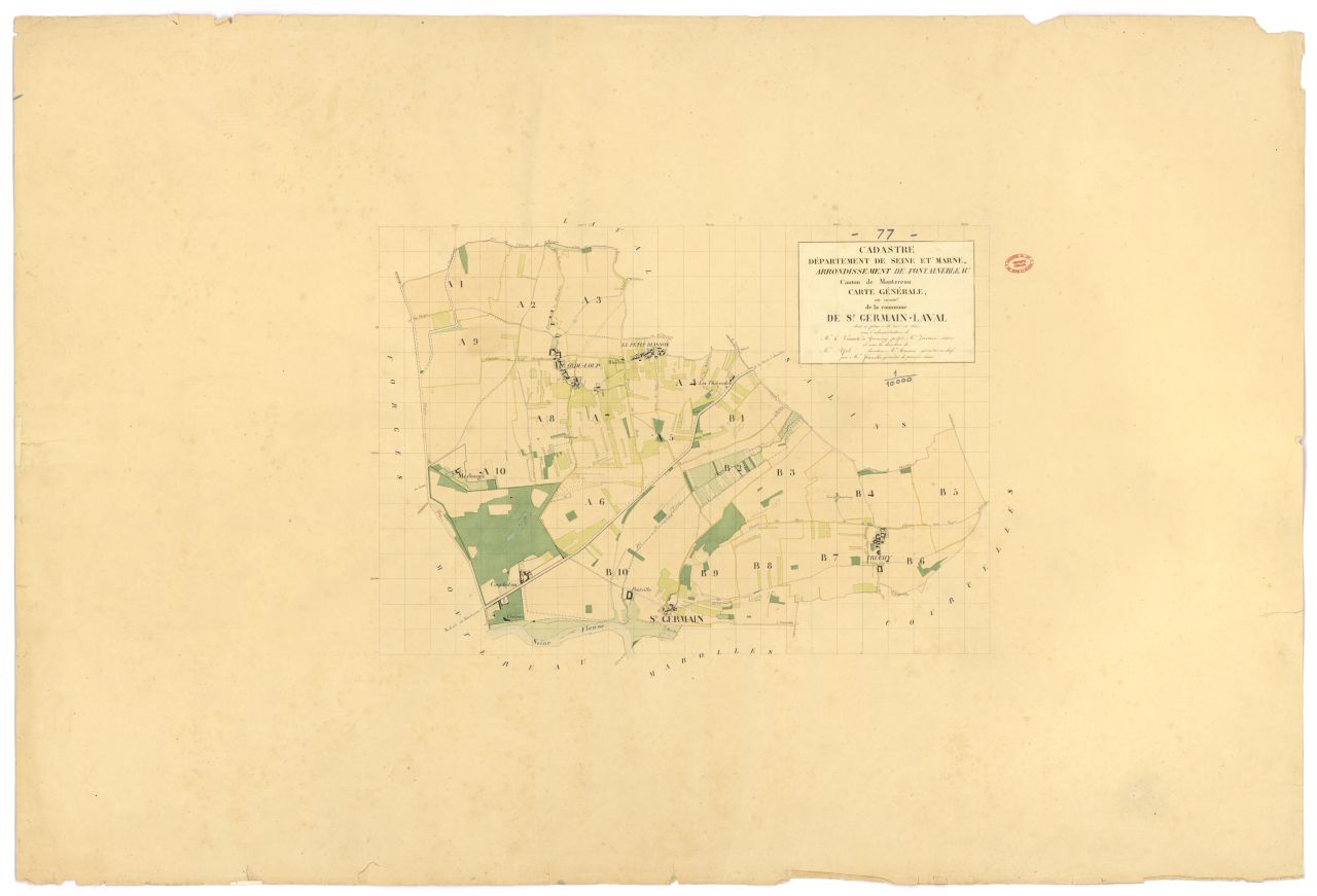 Tableau d'assemblage, 2 sections