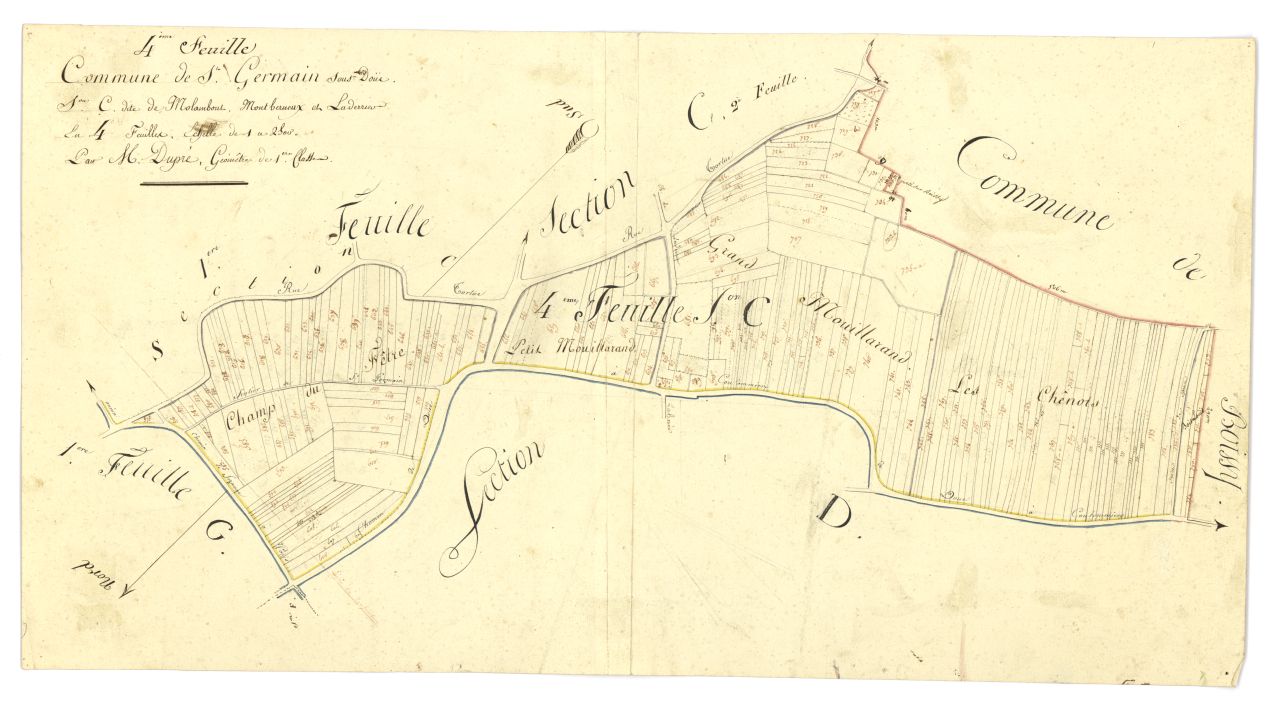 minute, section C, 4eme feuille