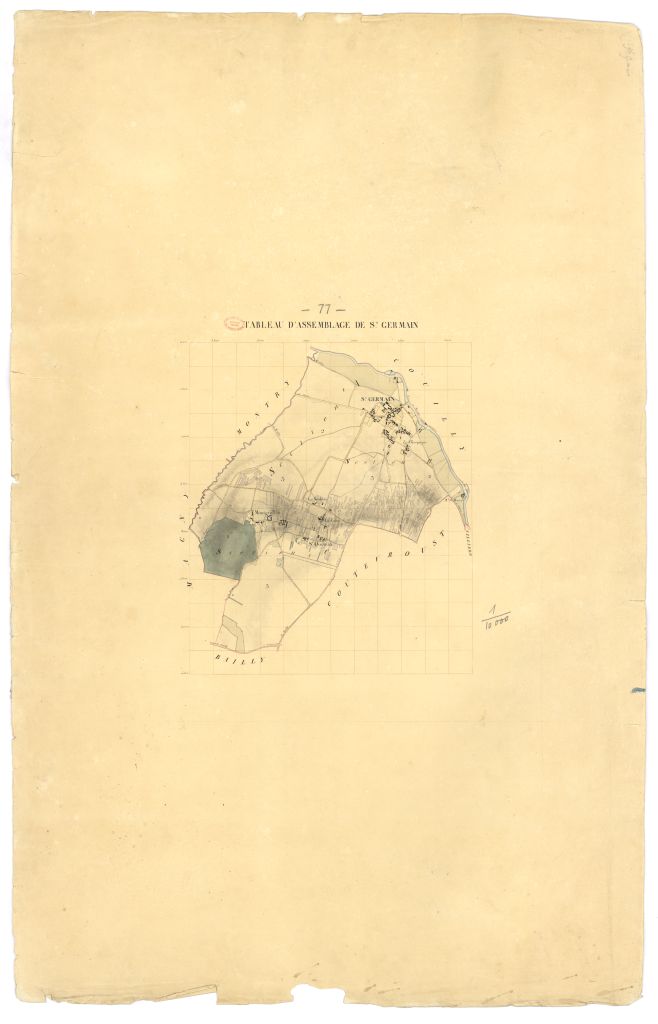 Tableau d'assemblage, 3 sections