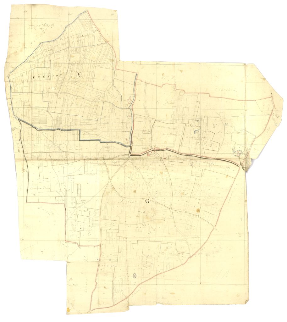 minute, sections E, F, G