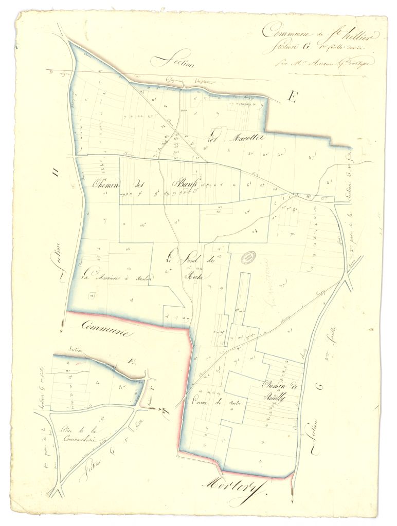 copie, section G, 1ere feuille
