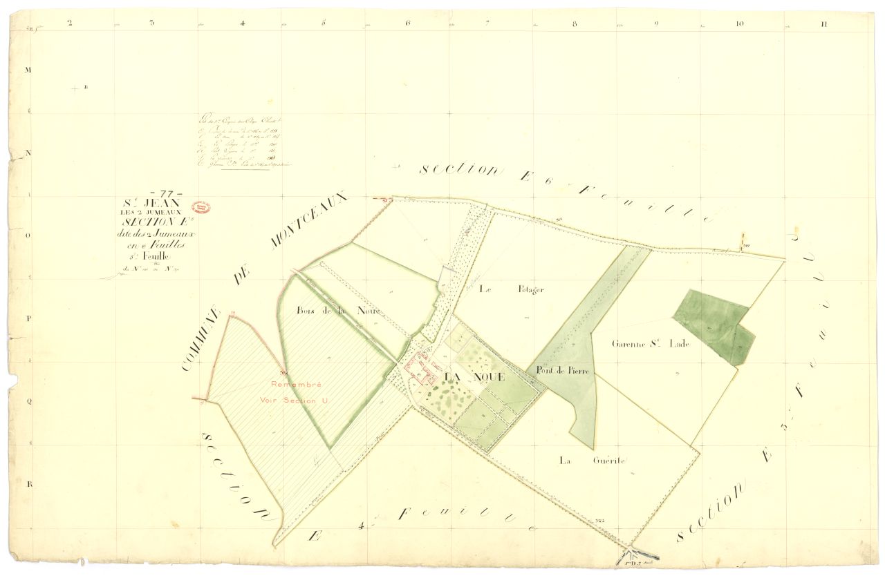 Section E dite des Deux-Jumeaux, en 6 feuilles, 5eme feuille