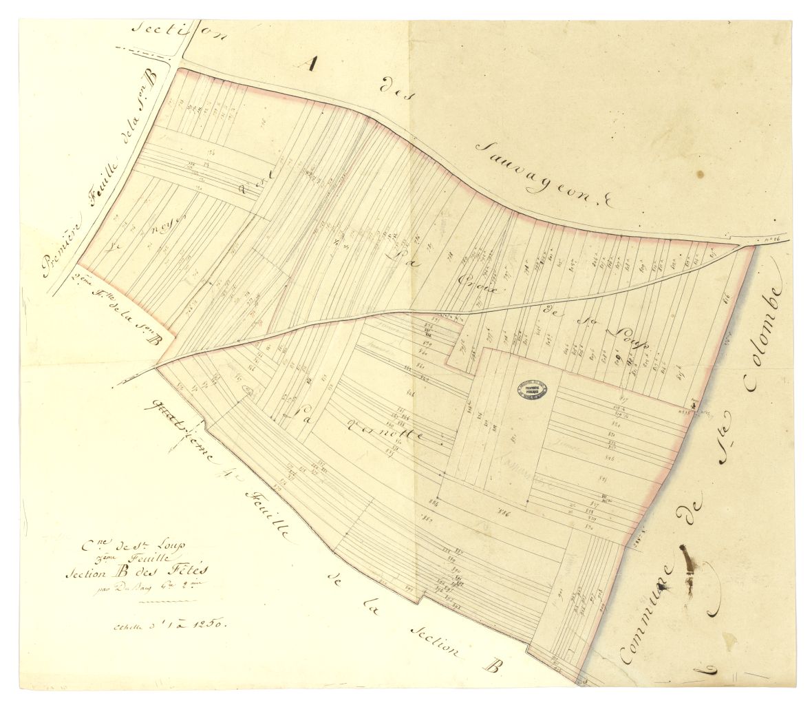 minute, section B, 3eme feuille