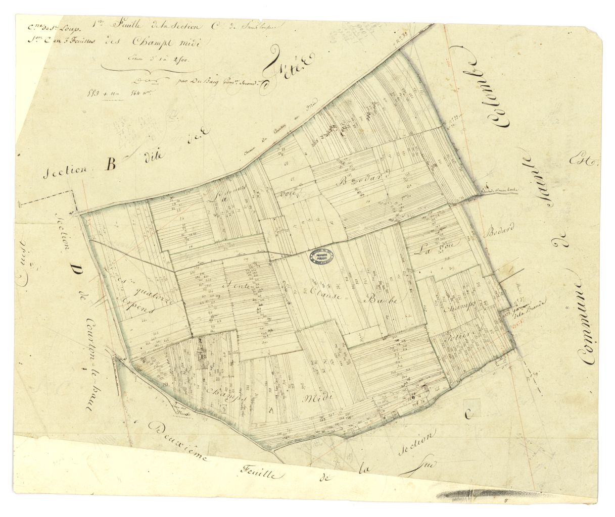 minute, section C, 1ere feuille