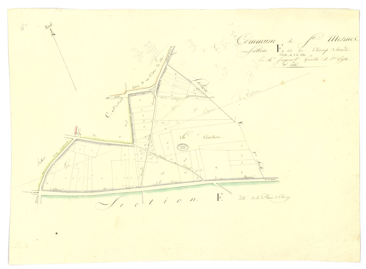 copie, section E, 1ere feuille