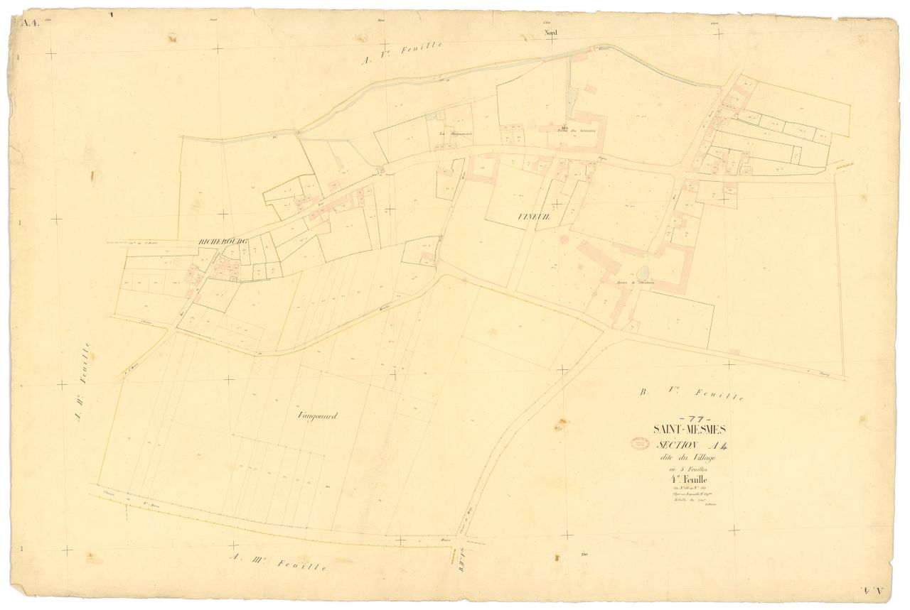 Section A dite du Village, en 5 feuilles, 4eme feuille