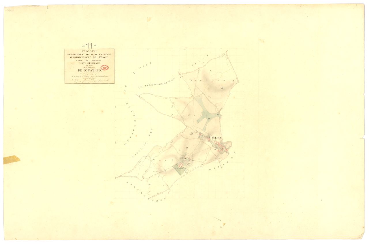 Tableau d'assemblage, 3 sections