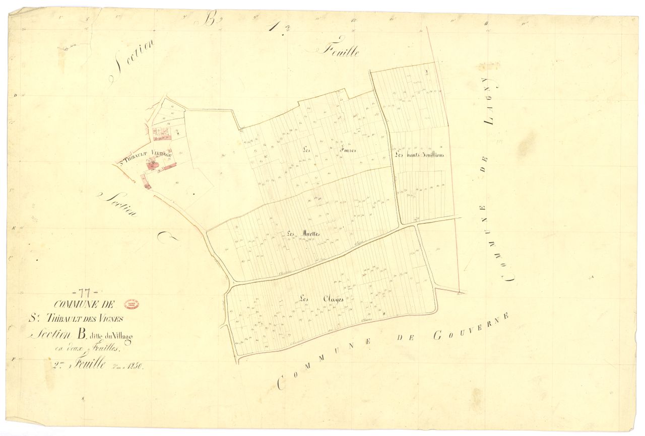 Section B dite du Village, en 2 feuilles, 2eme feuille