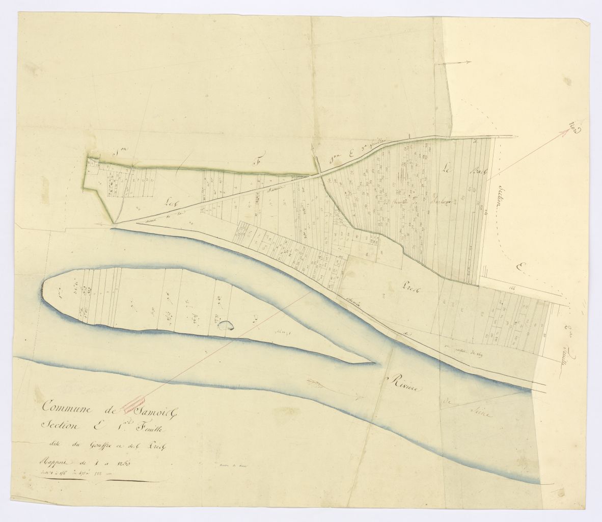 minute, section E, 1ere feuille