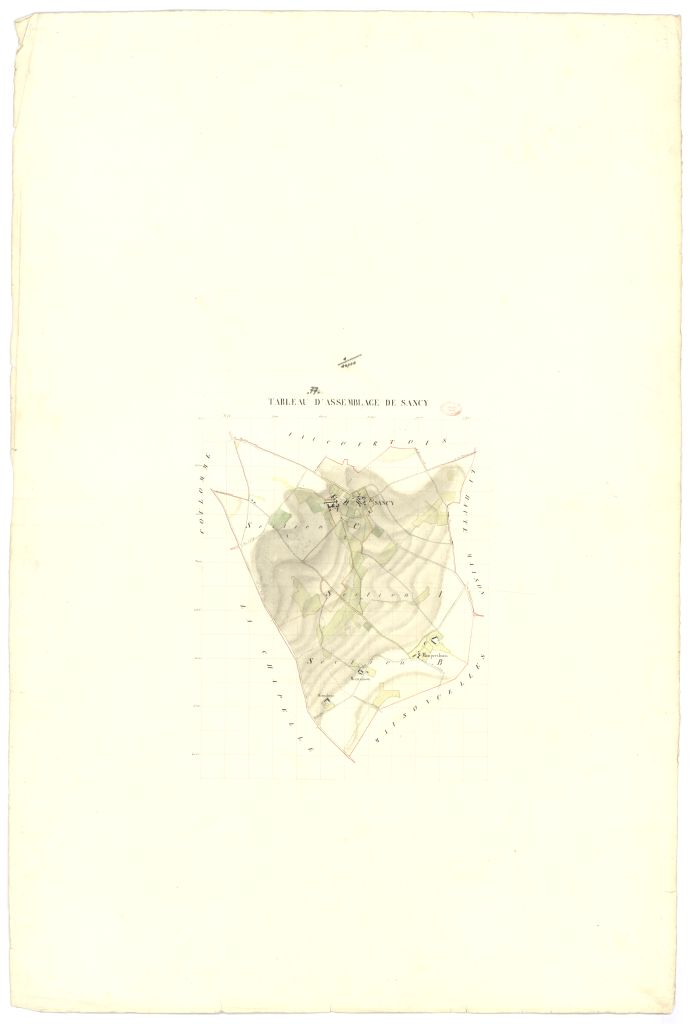 Tableau d'assemblage, 3 sections