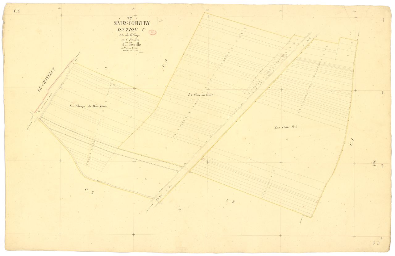Section C dite du Village, en 6 feuilles, 4eme feuille