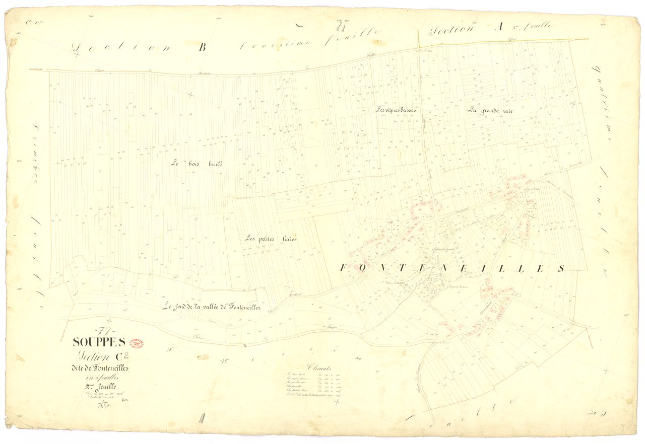 Section C dite de Fonteneilles, en 5 feuilles, 2eme feuille