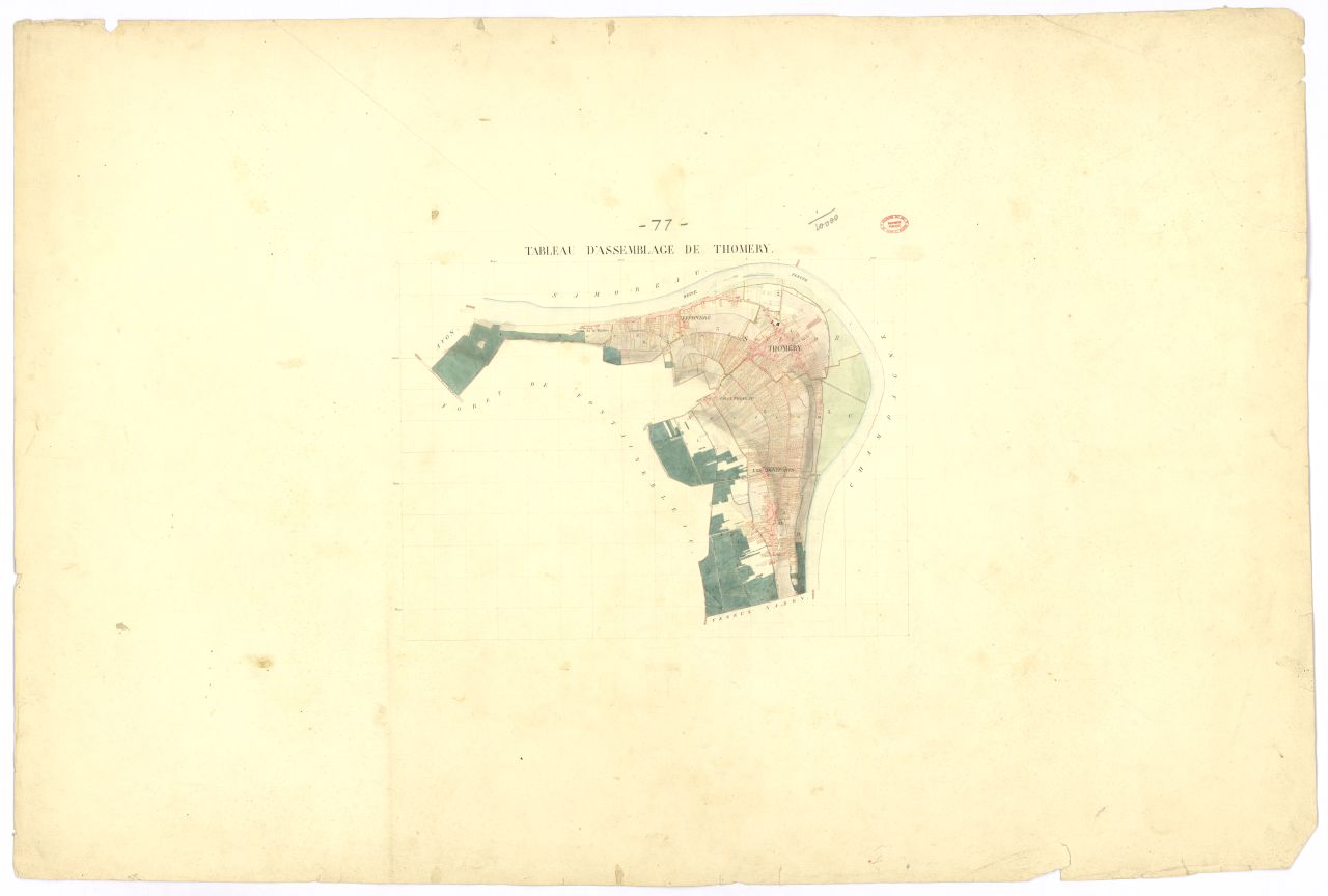 Tableau d'assemblage, 4 sections