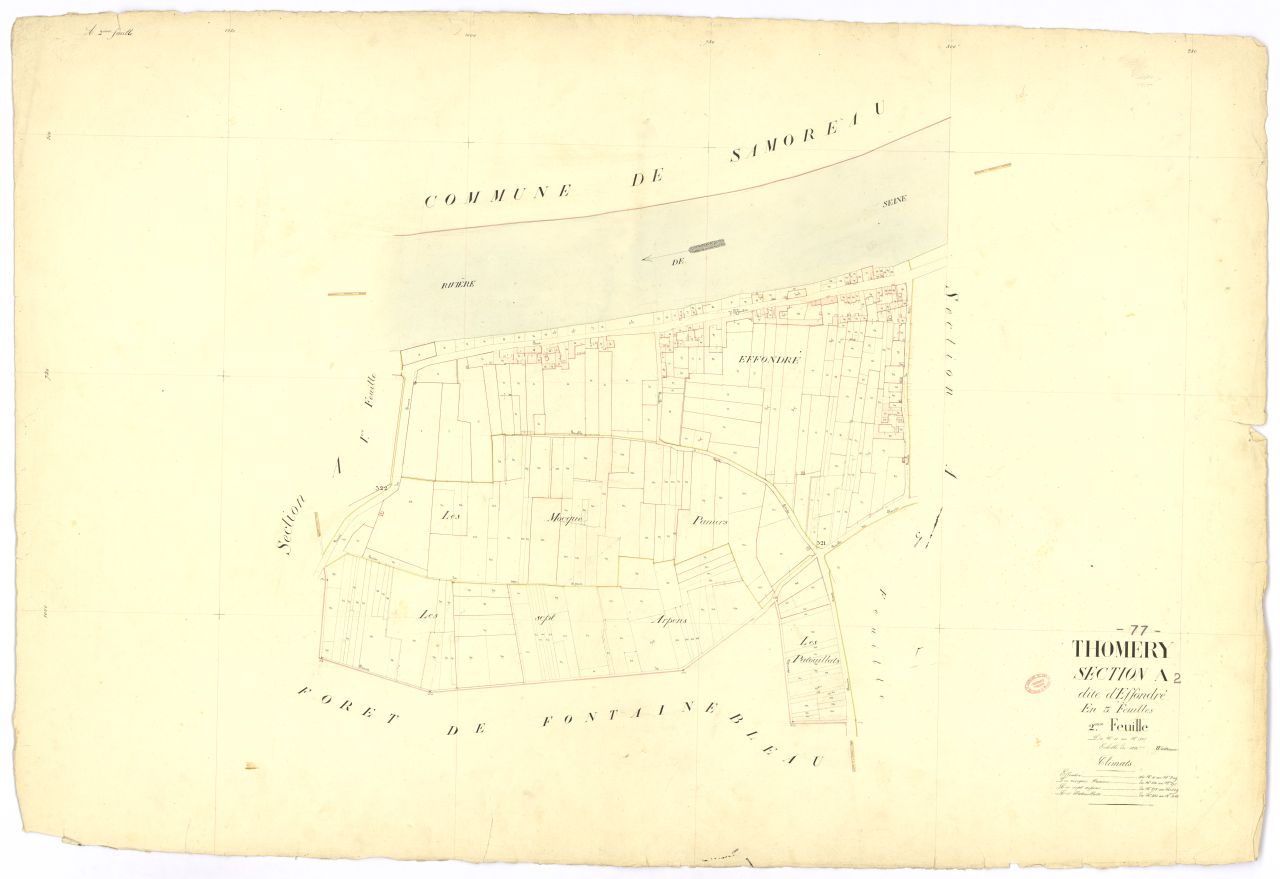 Section A dite de l'Effondr�, en 3 feuilles, 2eme feuille
