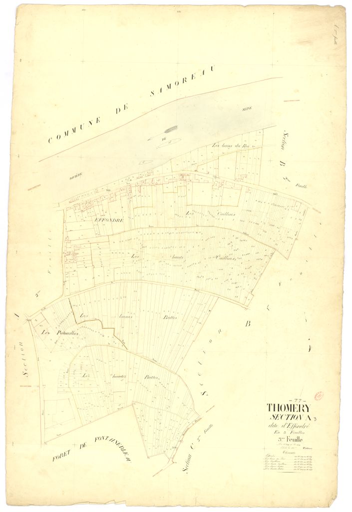 Section A dite de l'Effondr�, en 3 feuilles, 3eme feuille