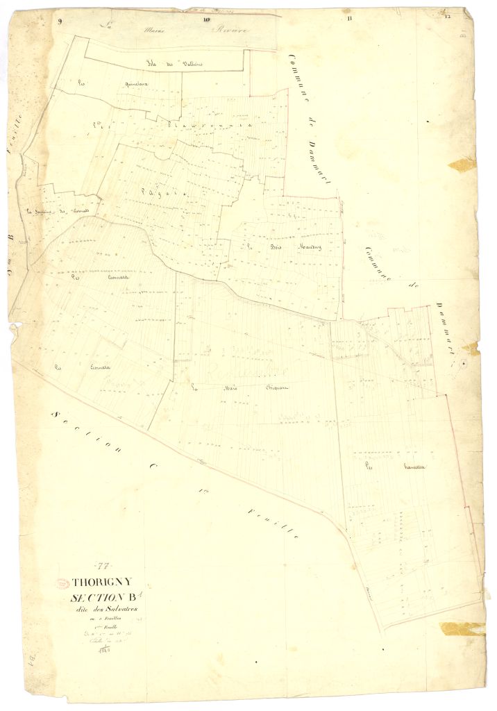 Section B dite de Salvalres, en 3 feuilles, 1ere feuille