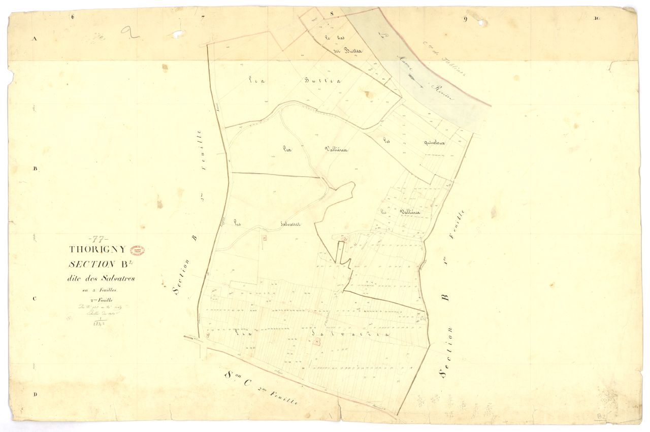 Section B dite de Salvalres, en 3 feuilles, 2eme feuille