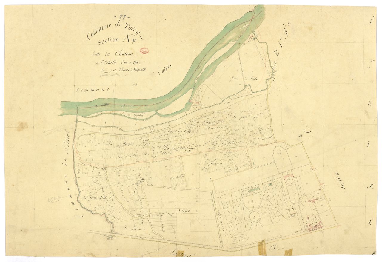 Section A dite du Chateau, feuille unique