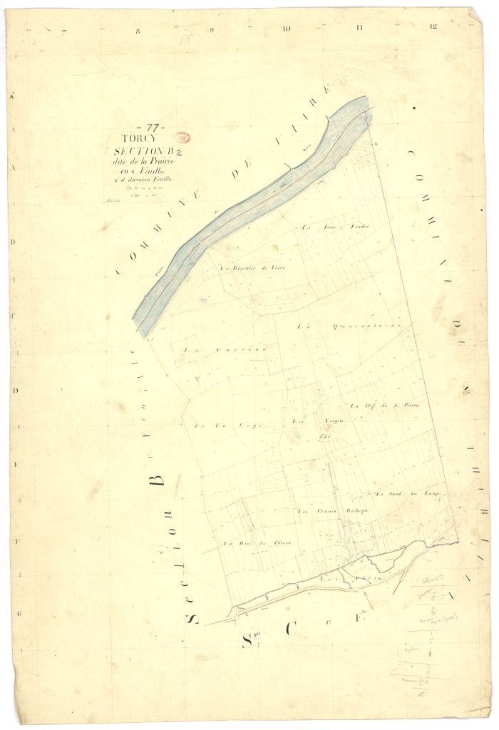 Section B dite de la Prairie, en 2 feuilles, 2eme feuille