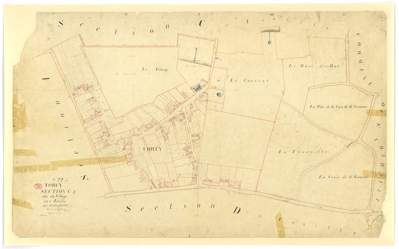Section C dite du Village, en 2 feuilles, 2eme feuille
