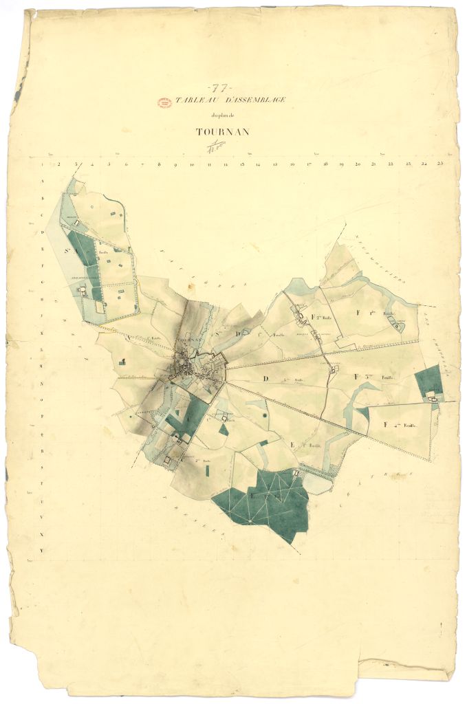 Tableau d'assemblage, 6 sections