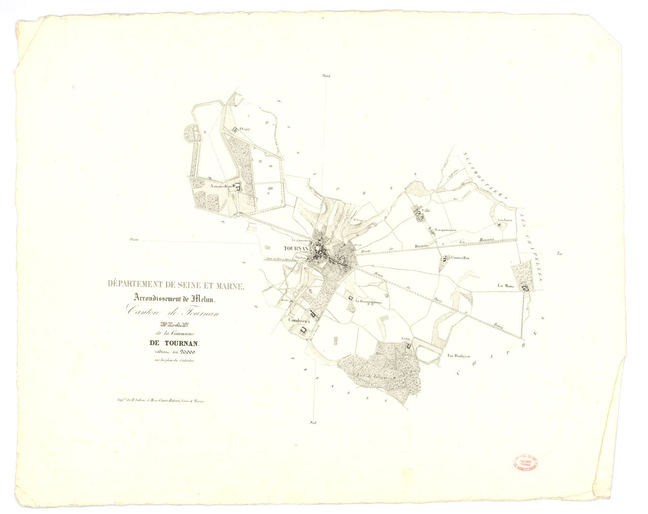 Plan de la commune (exemplaire 2)
