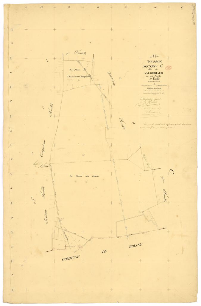 Section C dite de Vaugrimaud, en 6 feuilles, 4eme feuille