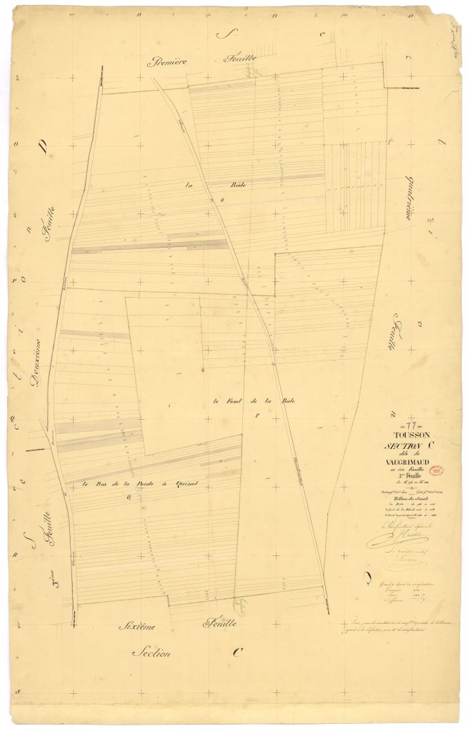 Section C dite de Vaugrimaud, en 6 feuilles, 5eme feuille
