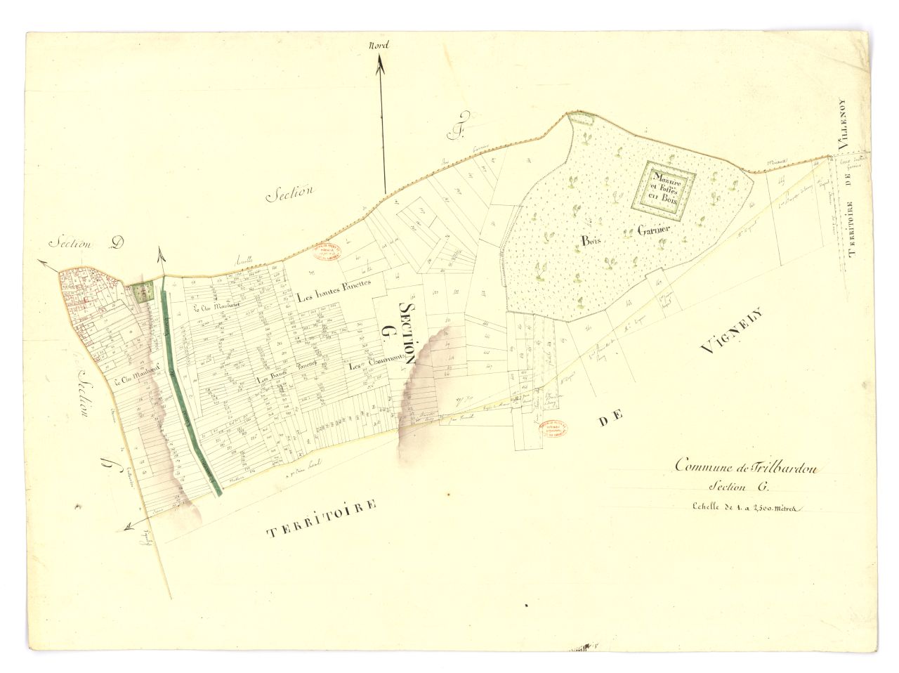 copie, section G