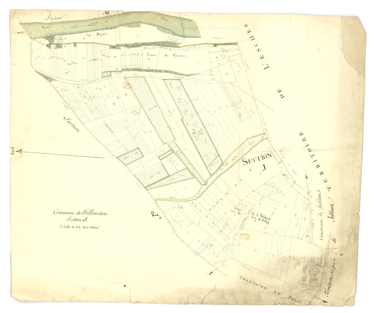 copie, section J