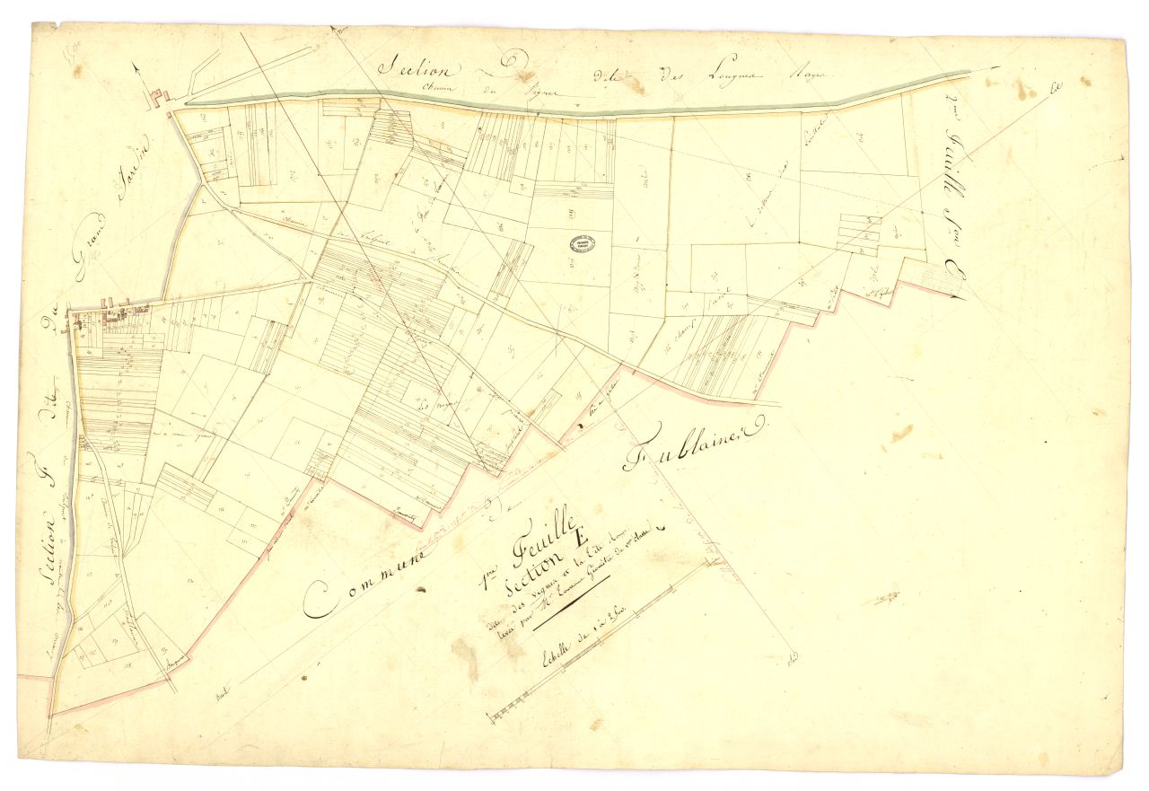 minute, section E, 1ere feuille