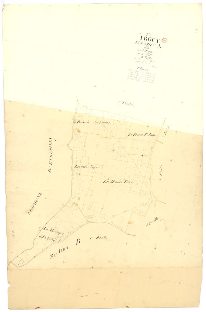 Section A dite du Village, en 5 feuilles, 2eme feuille