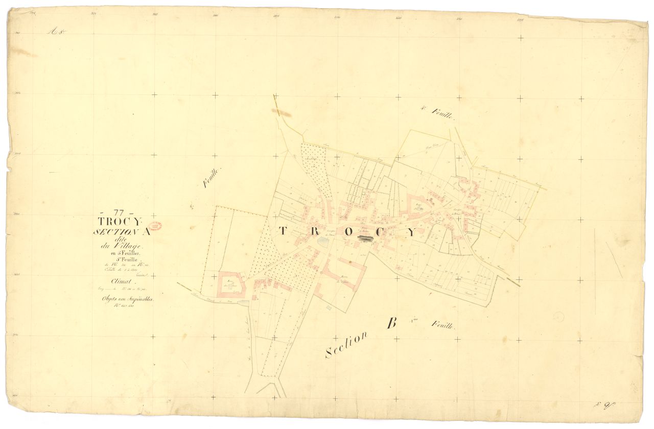 Section A dite du Village, en 5 feuilles, 5eme feuille