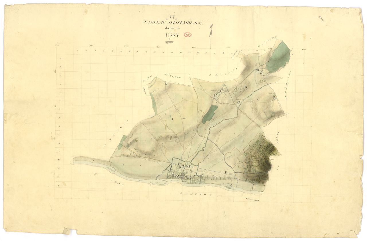 Tableau d'assemblage, 6 sections