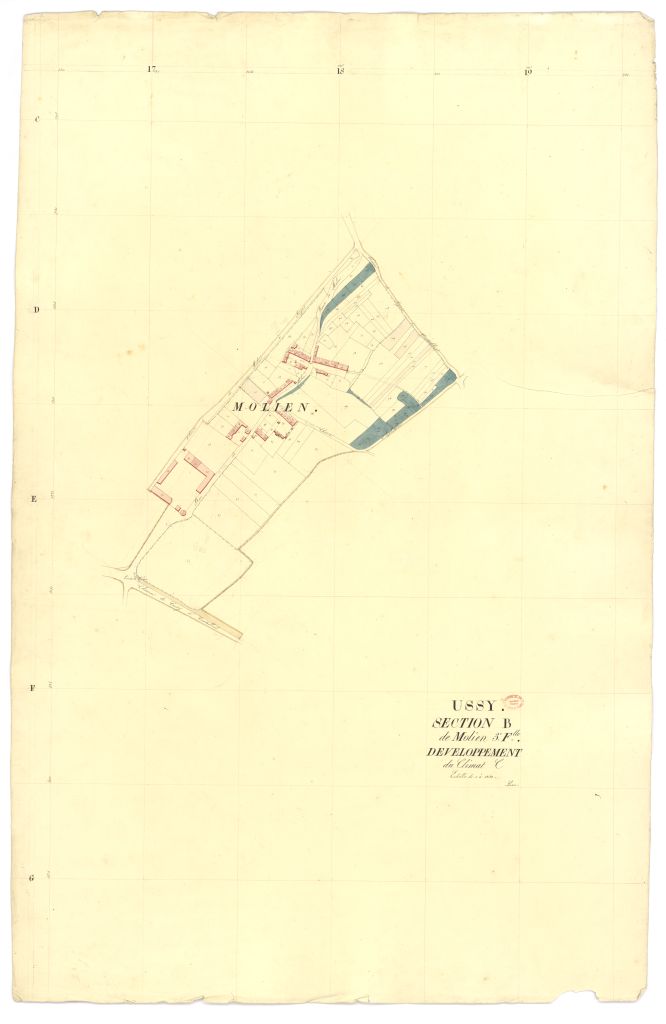Section B dite de Molien et d'Avernes, en 3 feuilles, 2eme feuille