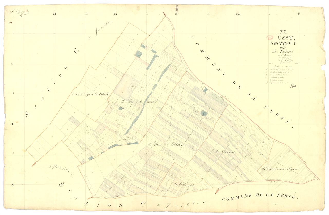 Section C dite de Voliards, en 4 feuilles, 2eme feuille