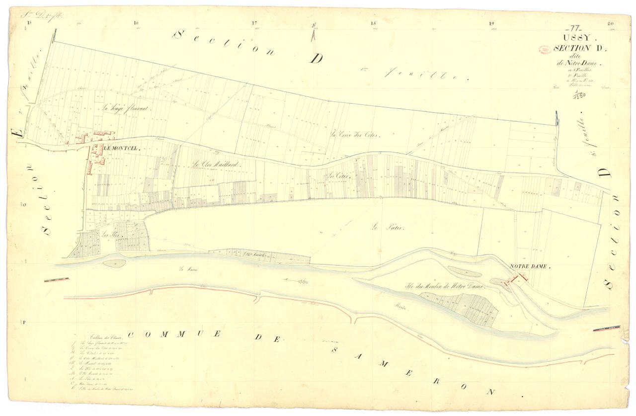 Section D dite de Notre-Dame, en 3 feuilles, 2eme feuille