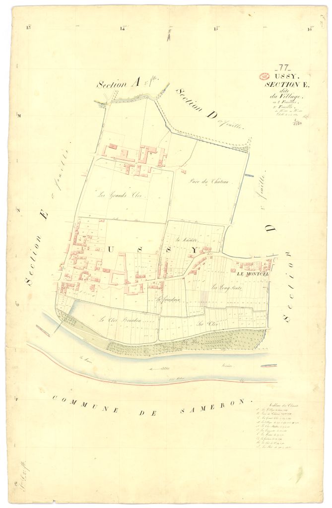 Section E dite du Village, en 2 feuilles, 2eme feuille