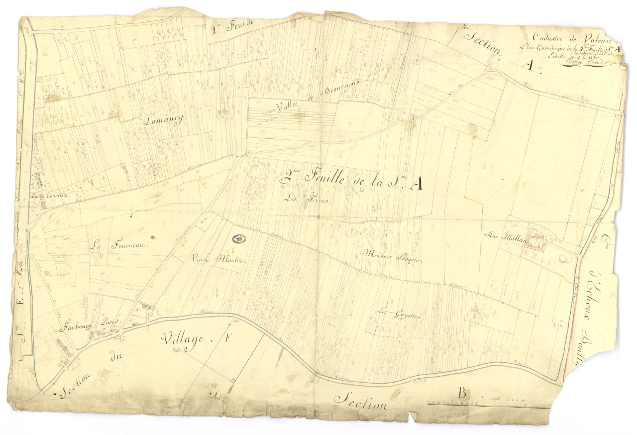 minute, section A, 3eme feuille