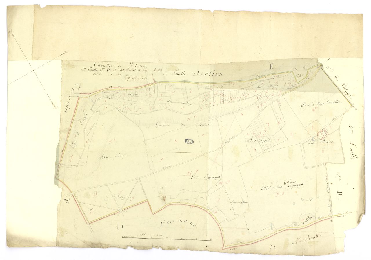 minute, section D, 1ere feuille