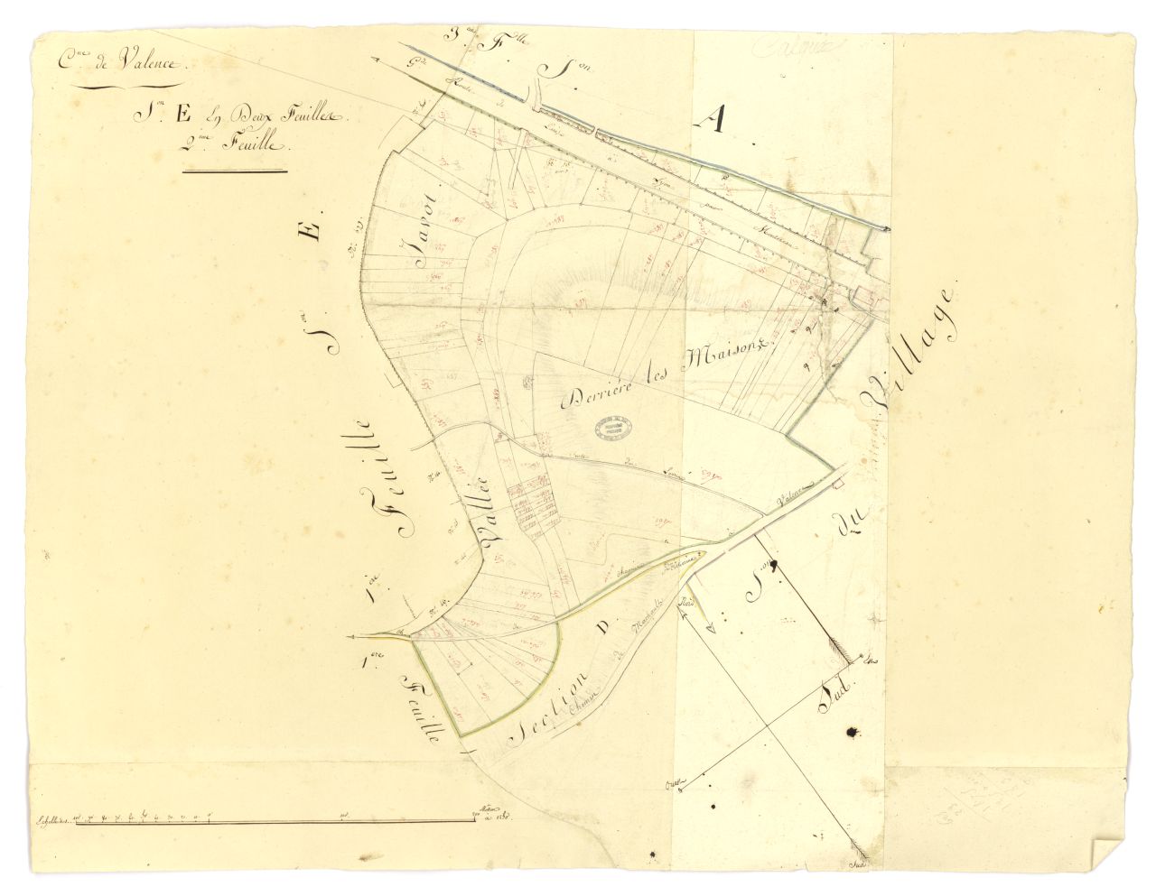 minute, section E, 2eme feuille