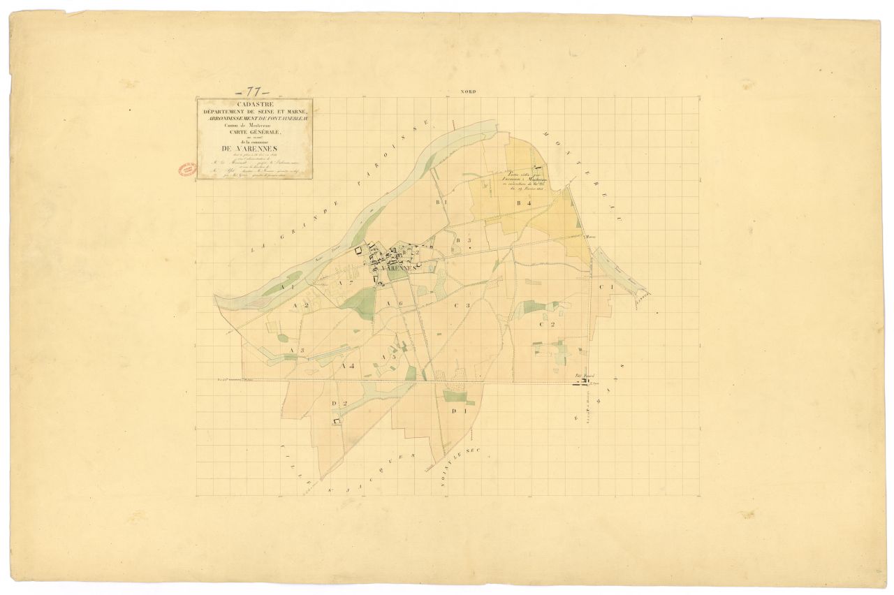 Tableau d'assemblage, 4 sections