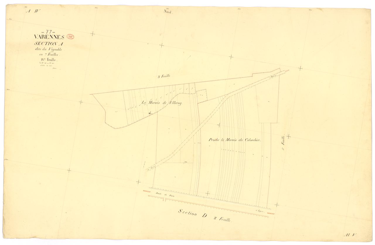 Section A dite du Vignoble, en 7 feuilles, 4eme feuille