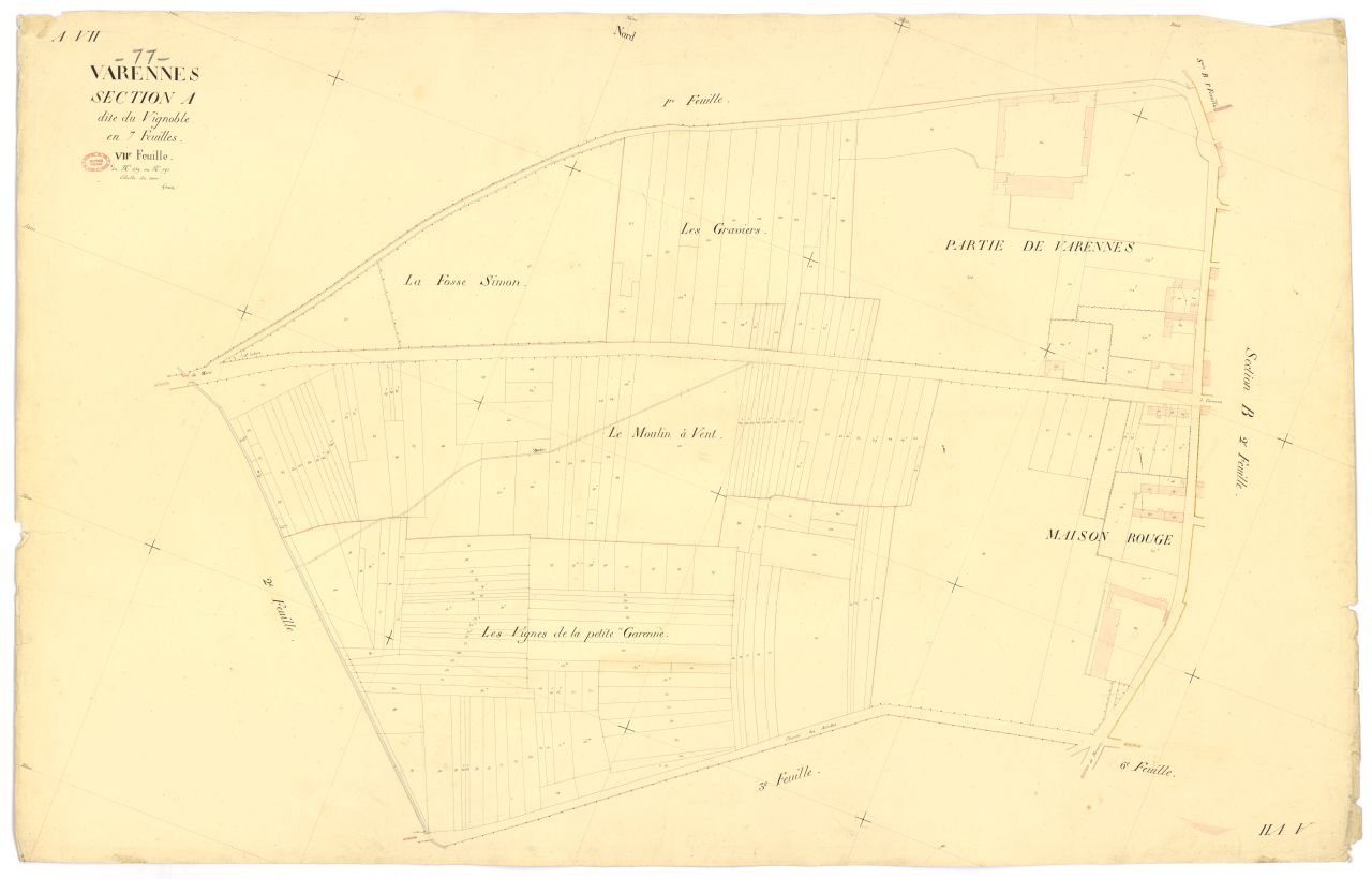 Section A dite du Vignoble, en 7 feuilles, 7eme feuille