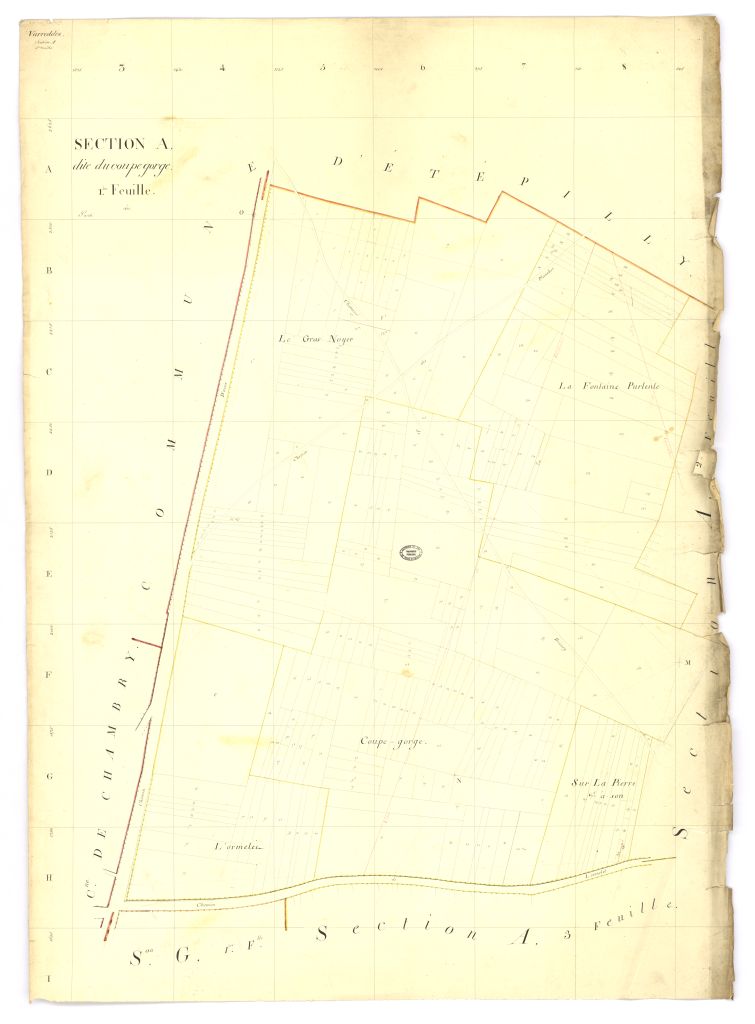 copie, section A, 1ere feuille