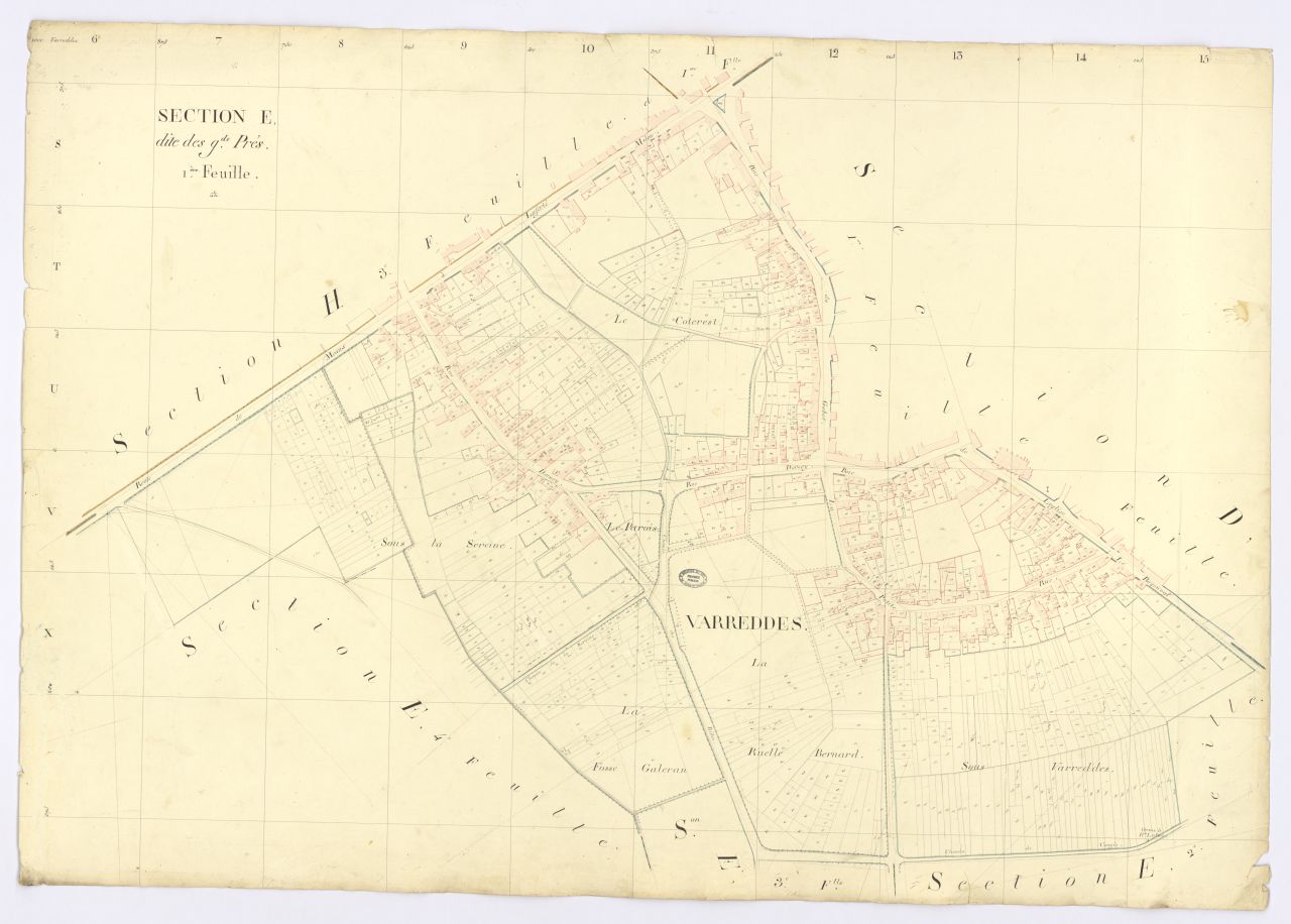 copie, section E, 1ere feuille
