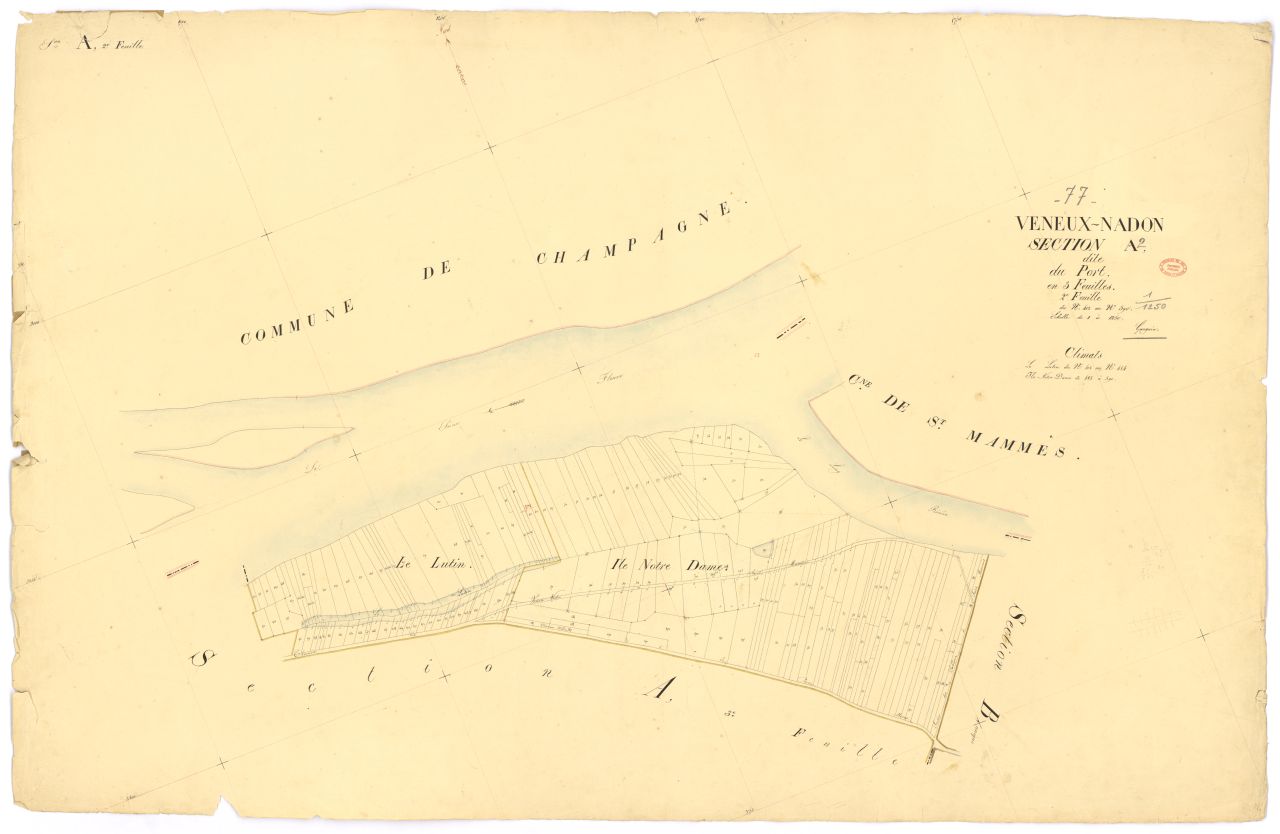 Section A dite du Port, en 3 feuilles, 2eme feuille